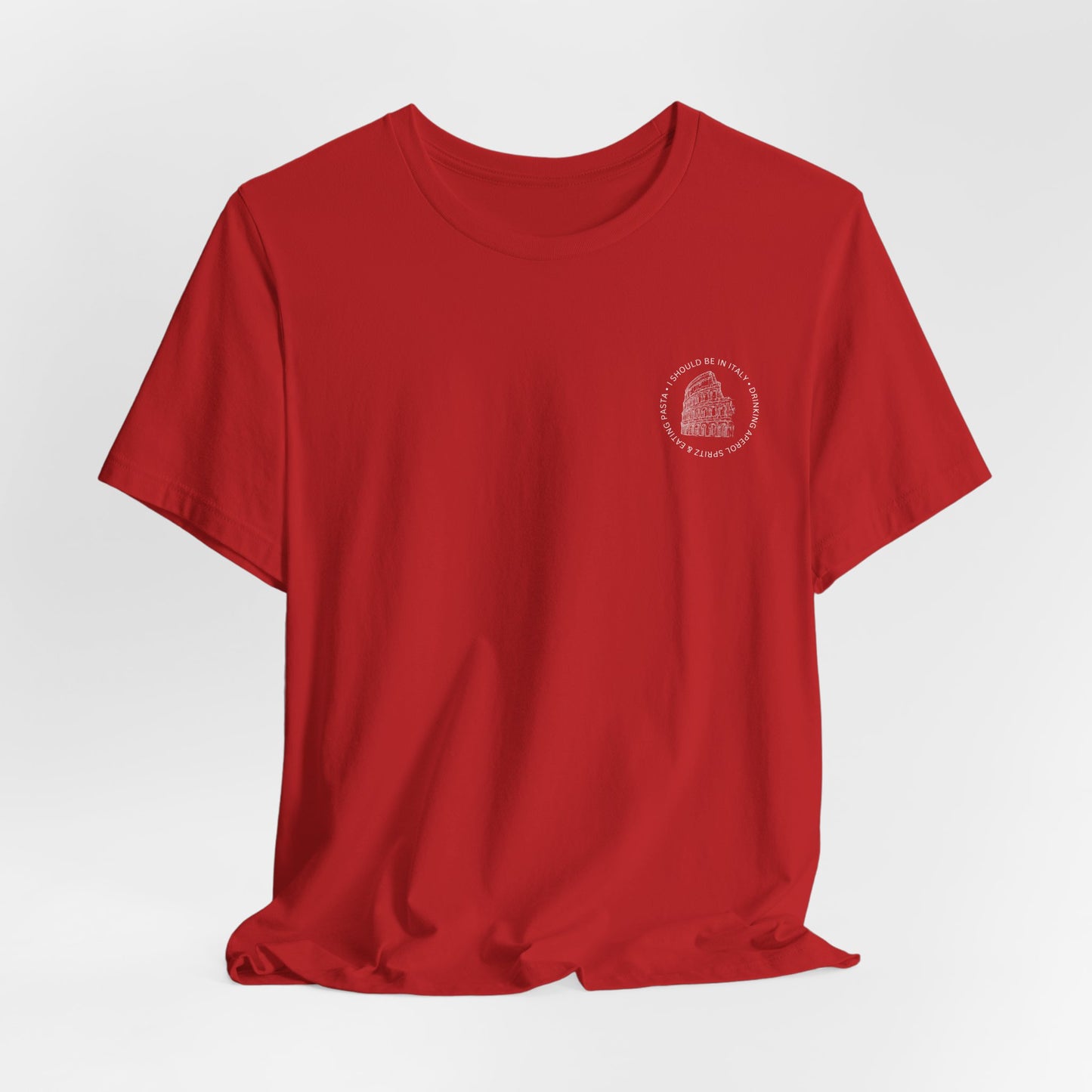 Aperol & Pasta Italy Tee — Minimalist Vintage Liberty Graphic T-Shirt