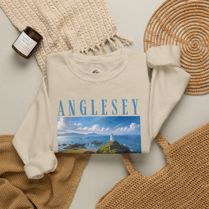 Anglesey Scenic Sweatshirt — Coastal Landscape Crewneck