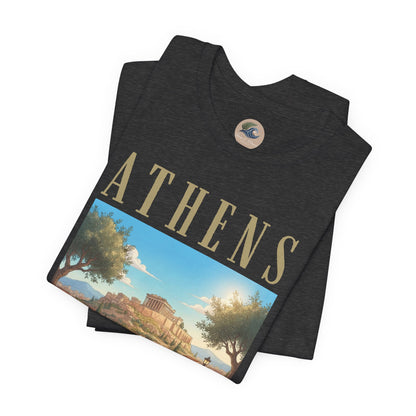 Athens Scenic Tee — Vintage Acropolis Travel T‑Shirt