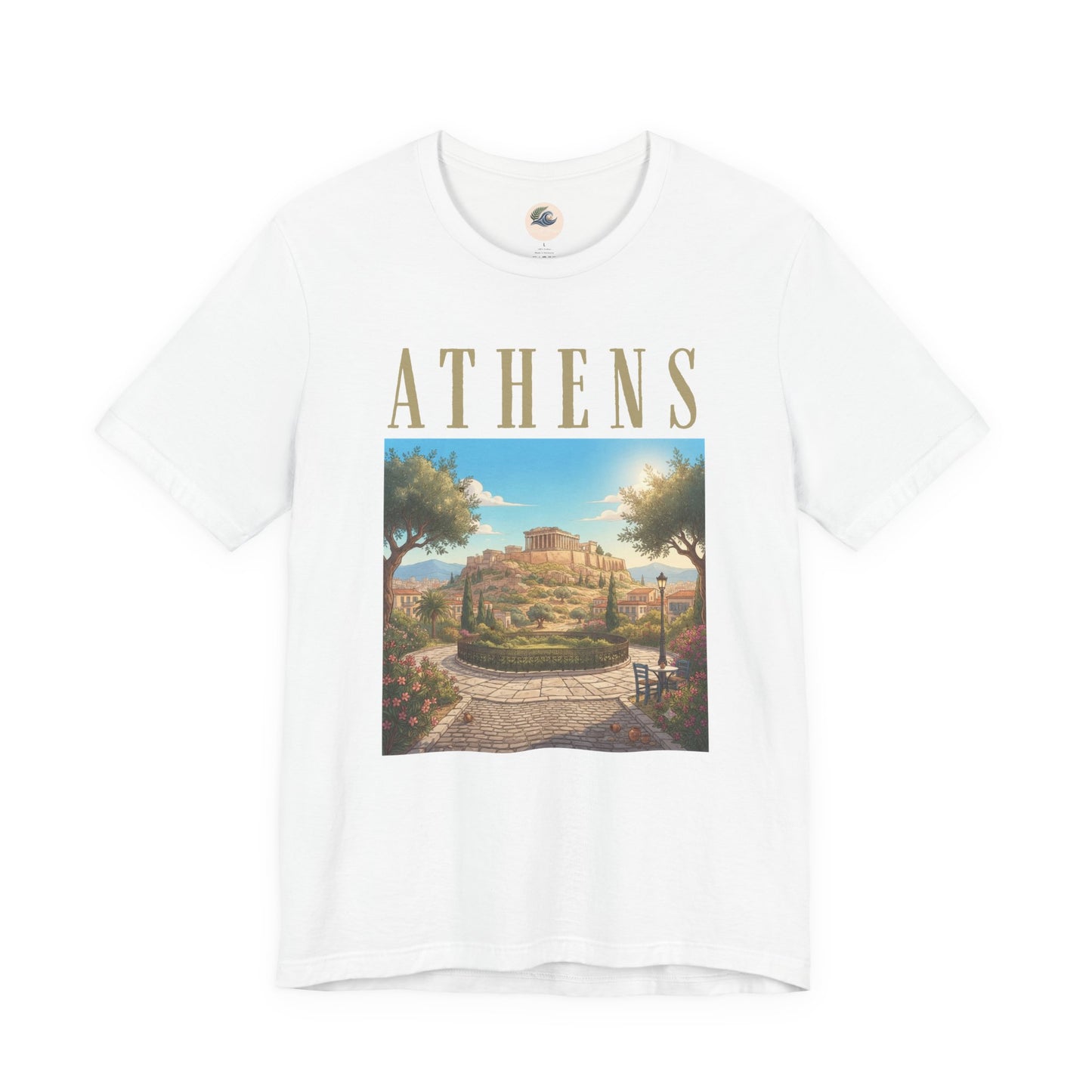 Athens Scenic Tee — Vintage Acropolis Travel T‑Shirt