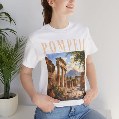 Pompeii Vintage Ruins Tee — Retro Travel Graphic T-Shirt