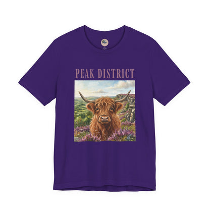 Peak District Highland Cow T‑Shirt