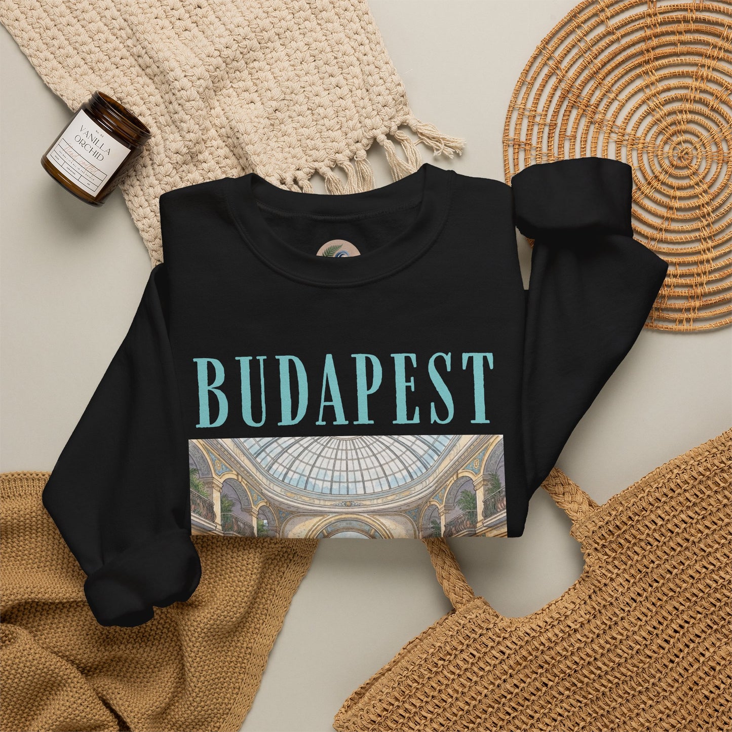 Budapest Thermal Bath Crewneck Sweatshirt
