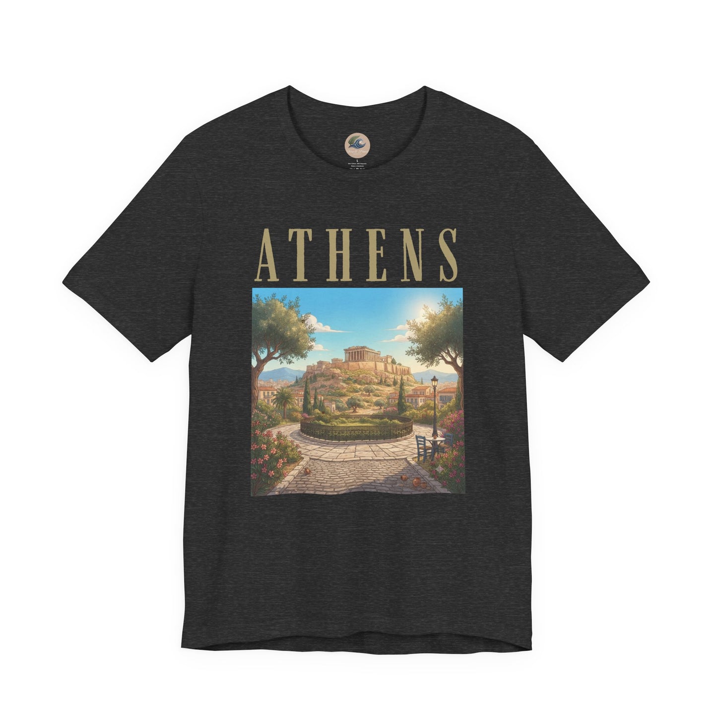 Athens Scenic Tee — Vintage Acropolis Travel T‑Shirt