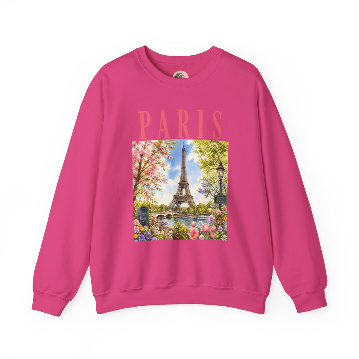 Paris Floral Eiffel Sweatshirt