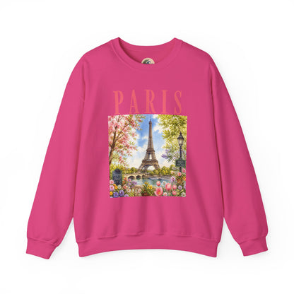 Paris Floral Eiffel Sweatshirt