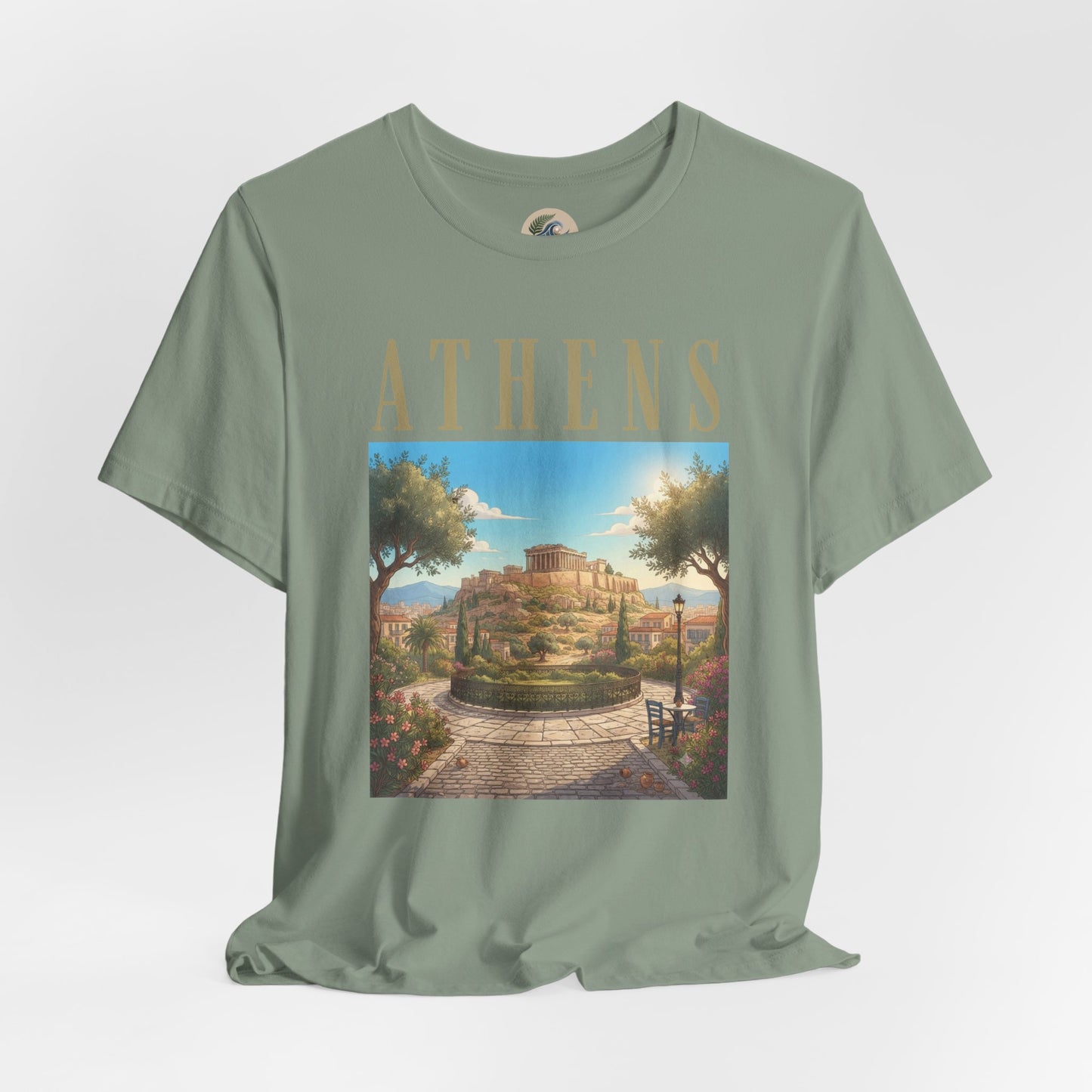 Athens Scenic Tee — Vintage Acropolis Travel T‑Shirt