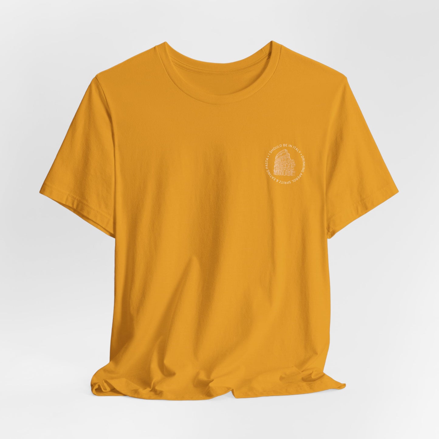 Aperol & Pasta Italy Tee — Minimalist Vintage Liberty Graphic T-Shirt