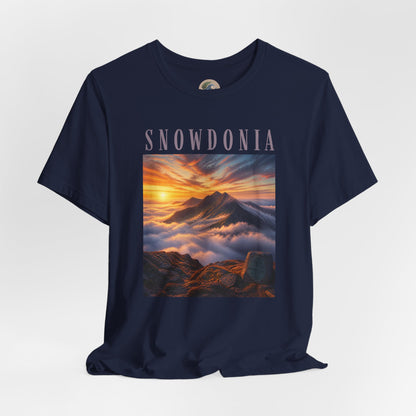 Snowdonia Mountain Sunset T‑Shirt