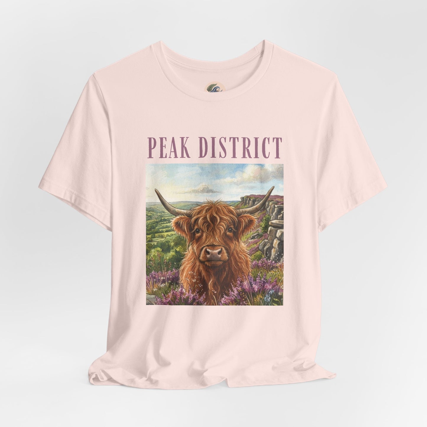 Peak District Highland Cow T‑Shirt