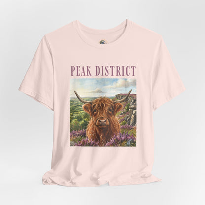 Peak District Highland Cow T‑Shirt