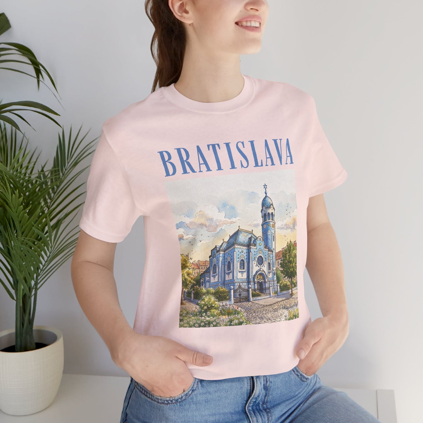 Bratislava Watercolor Church T-Shirt