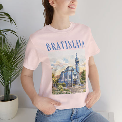 Bratislava Watercolor Church T-Shirt