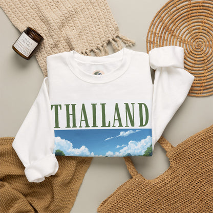 Thailand Scenic Crewneck Sweatshirt – Tropical Island Graphic