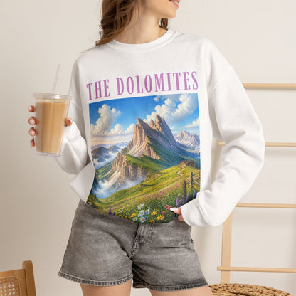 Italy Dolomites - Vintage Mountain Sweatshirt