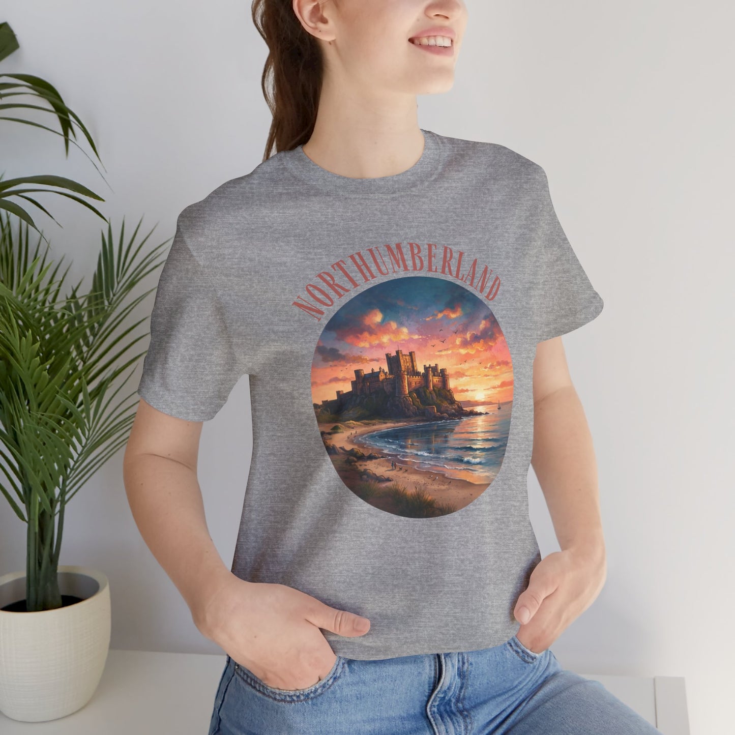 Northumberland Castle Sunset T‑Shirt