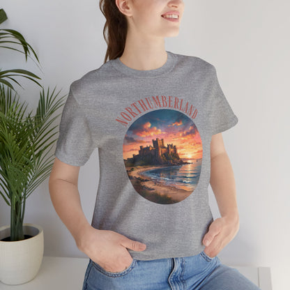 Northumberland Castle Sunset T‑Shirt