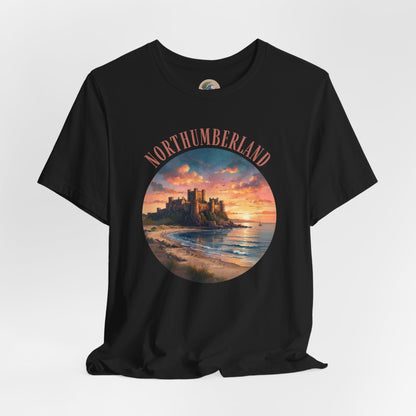 Northumberland Castle Sunset T‑Shirt