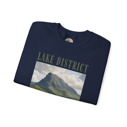 Lake District Scenic Sweatshirt — Vintage Landscape Crewneck
