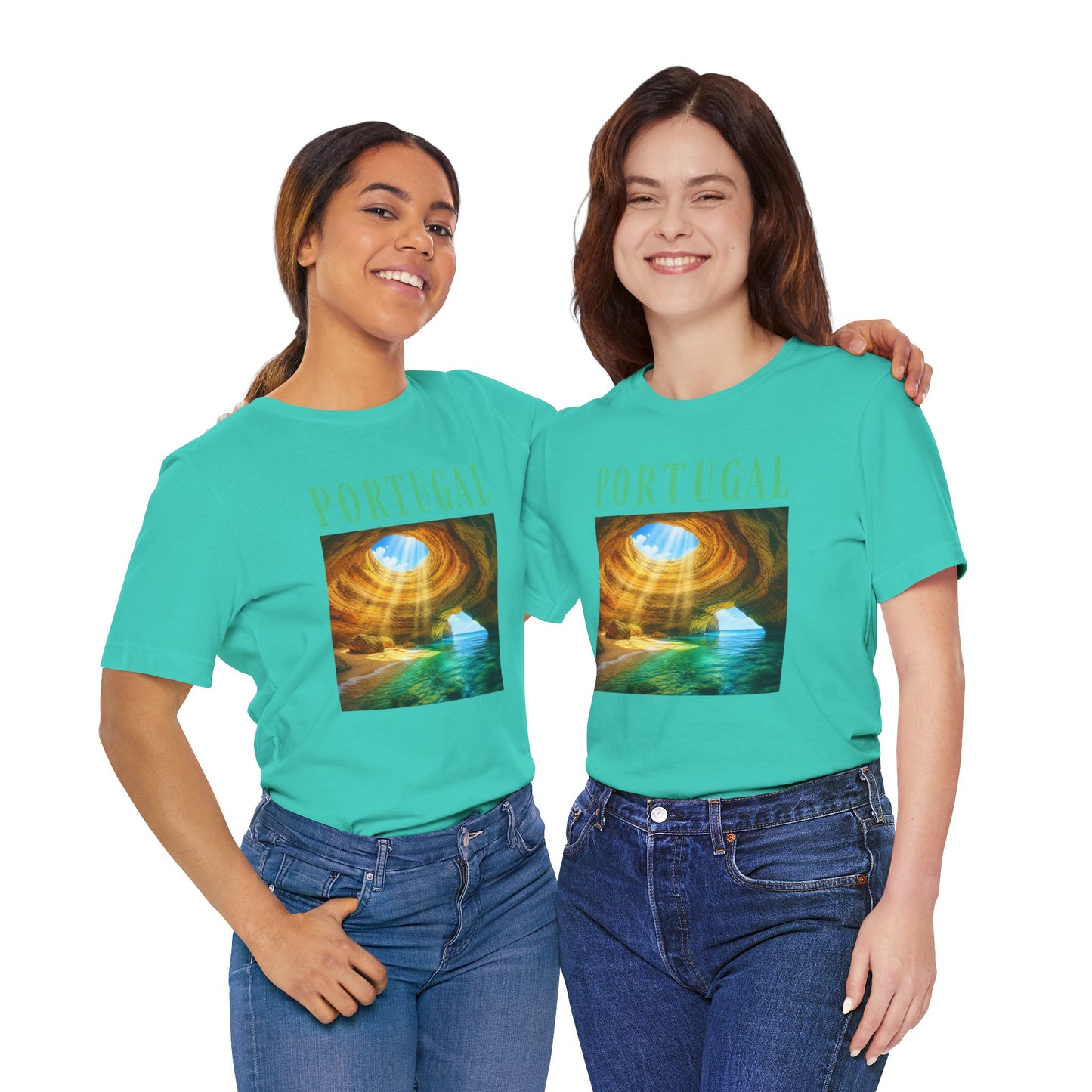 Portugal Benagil Cave Graphic Tee