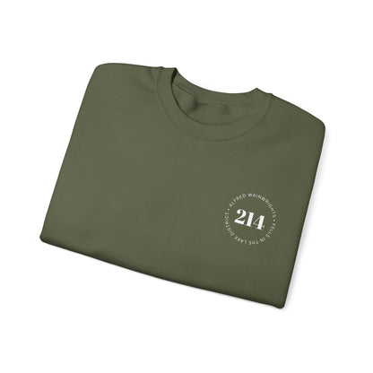 214 Wainwrights Minimalist Crewneck Sweatshirt — Small Chest Logo
