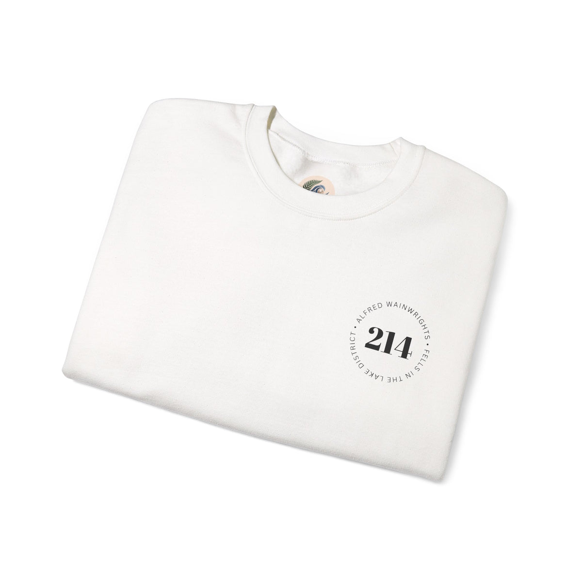 214 Wainwrights Minimalist Crewneck Sweatshirt — Small Chest Logo
