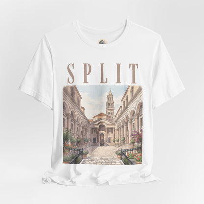Split Croatia Travel Tee – Vintage Dalmatian Coast Graphic Shirt