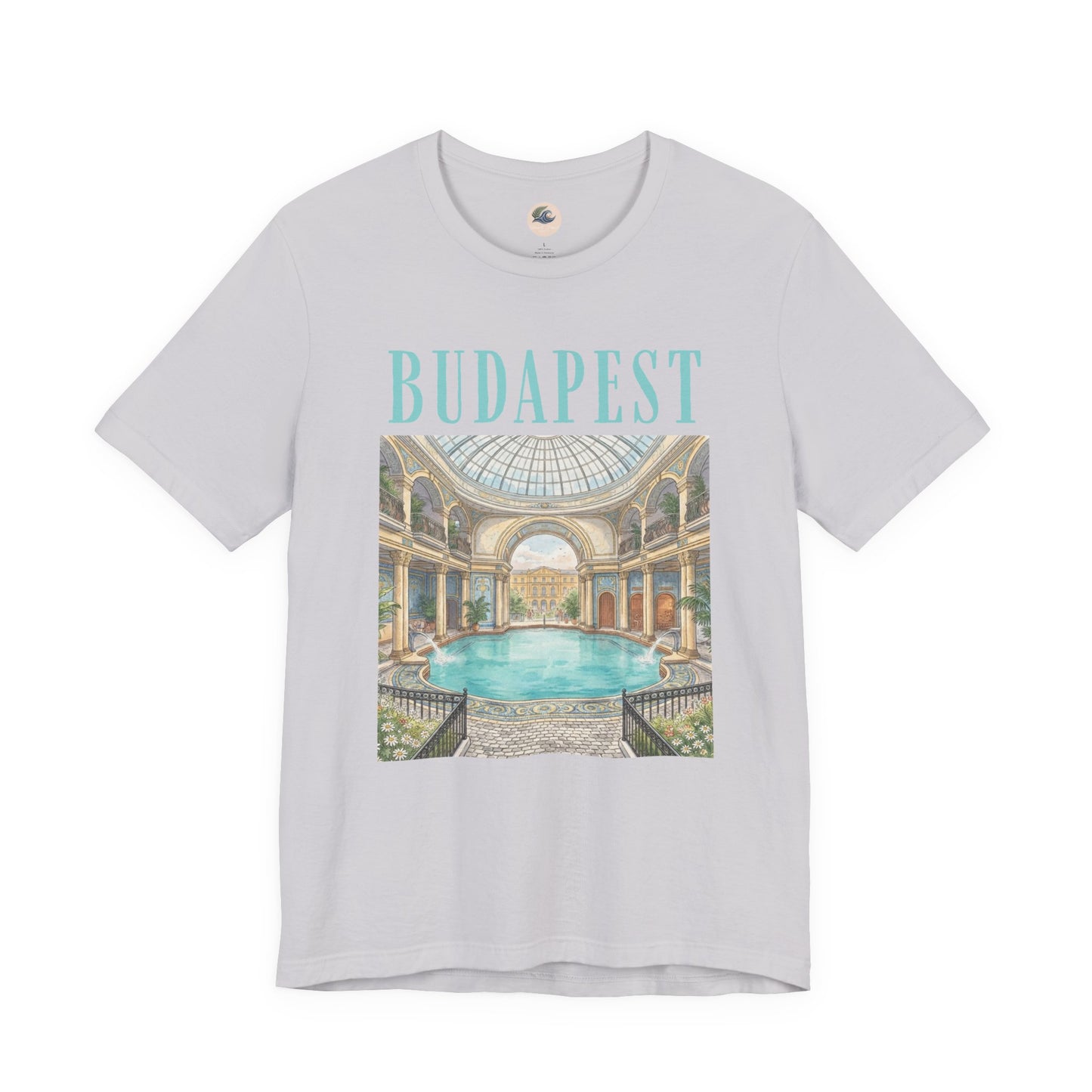 Budapest Thermal Baths Graphic Tee — Vintage Spa Travel T-Shirt