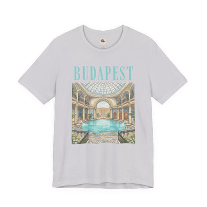 Budapest Thermal Baths Graphic Tee — Vintage Spa Travel T-Shirt