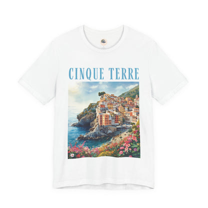Cinque Terre Scenic Tee — Italian Coastline Travel T-Shirt