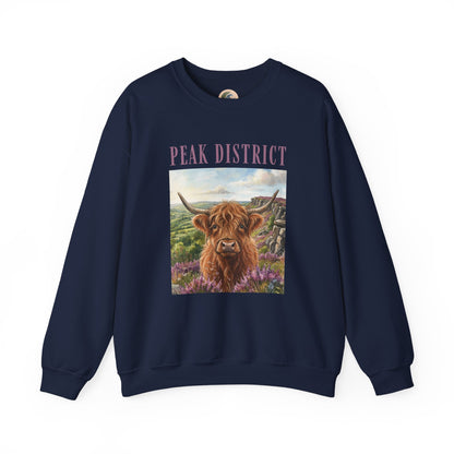 Peak District Highland Cow Sweatshirt