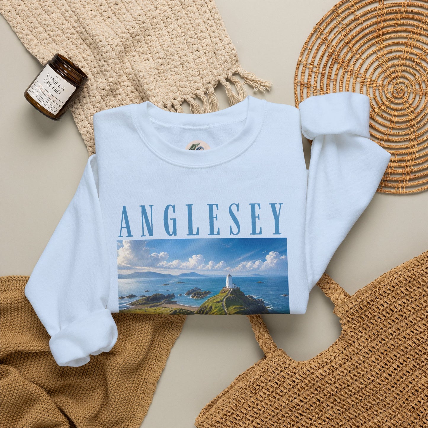Anglesey Scenic Sweatshirt — Coastal Landscape Crewneck