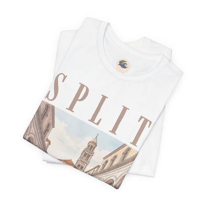 Split Croatia Travel Tee – Vintage Dalmatian Coast Graphic Shirt