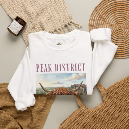 Peak District Highland Cow Sweatshirt