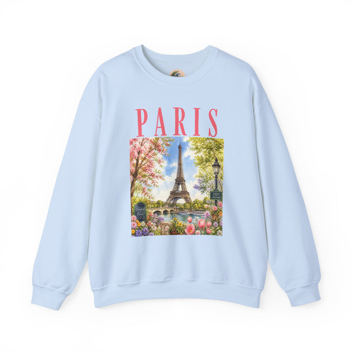 Paris Floral Eiffel Sweatshirt