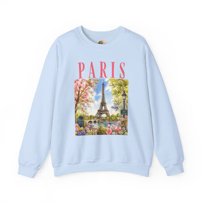Paris Floral Eiffel Sweatshirt