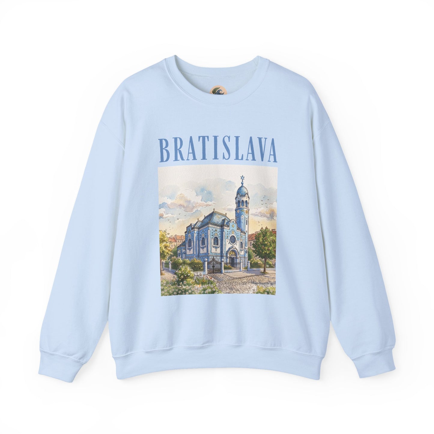 Bratislava Scenic Crewneck Sweatshirt – Vintage Cityscape Graphic