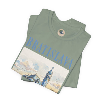 Bratislava Watercolor Church T-Shirt