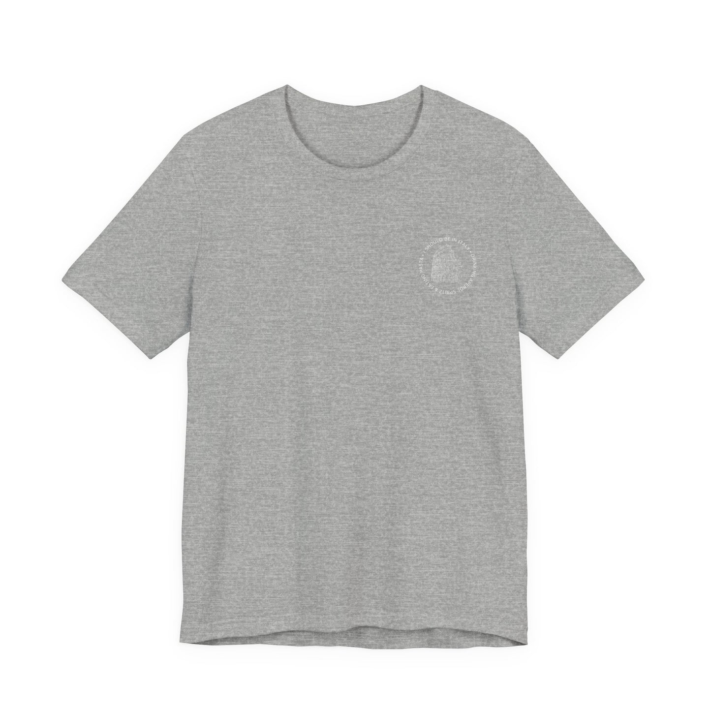Aperol & Pasta Italy Tee — Minimalist Vintage Liberty Graphic T-Shirt