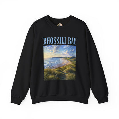 Rhossili Bay Scenic Crewneck Sweatshirt
