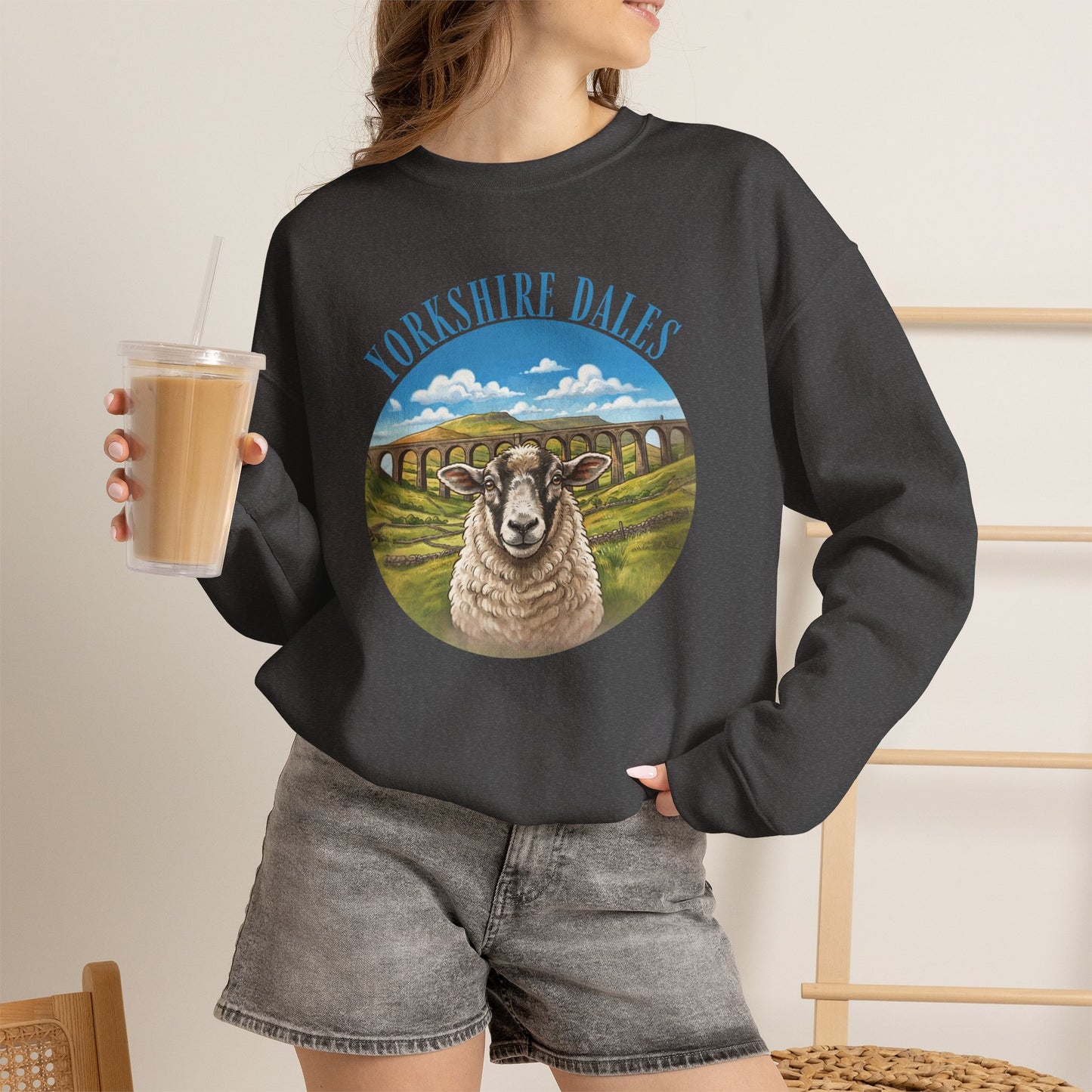 Yorkshire Dales Sheep Crewneck Sweatshirt