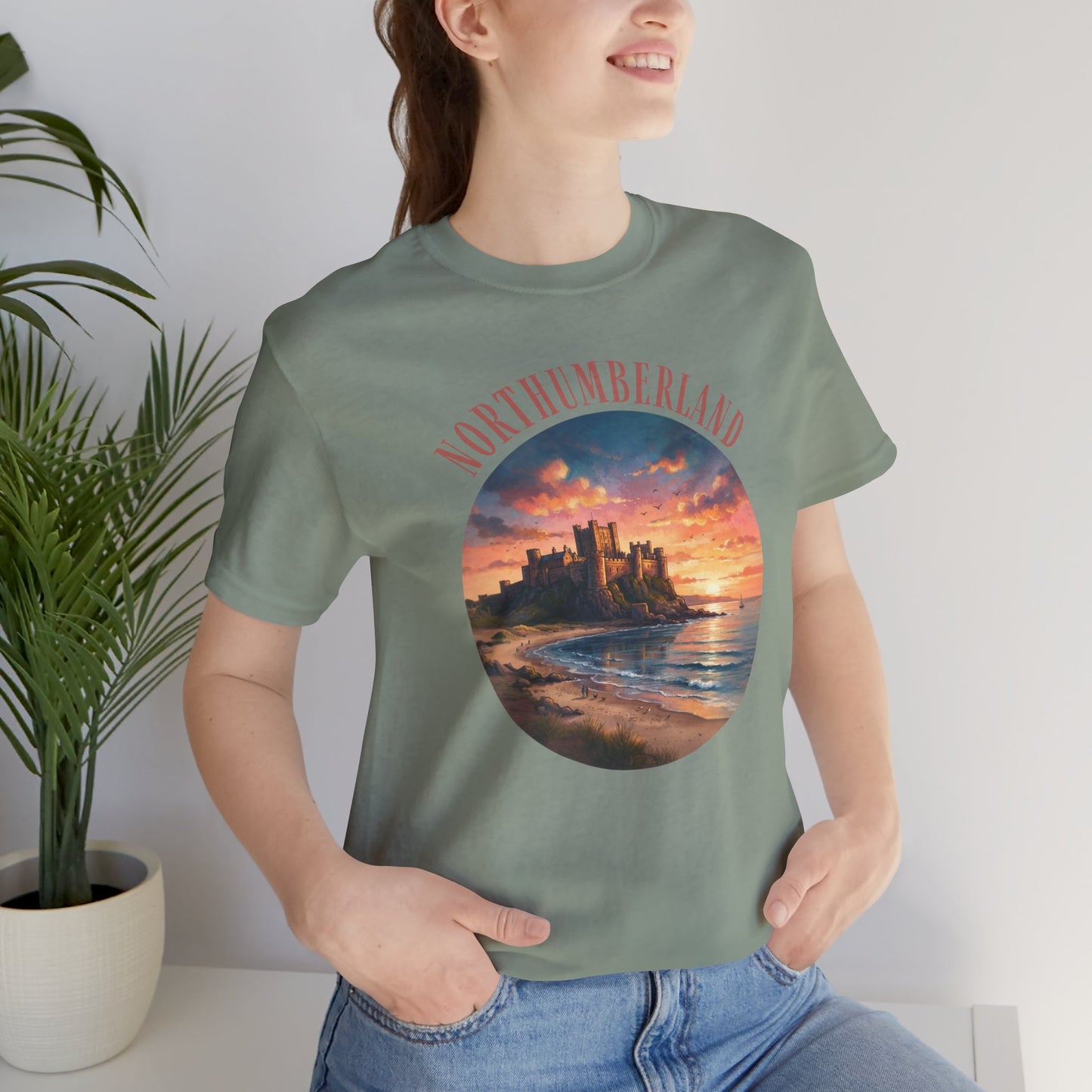 Northumberland Castle Sunset T‑Shirt