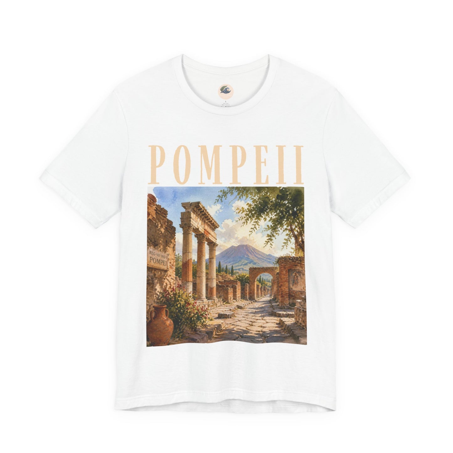 Pompeii Vintage Ruins Tee — Retro Travel Graphic T-Shirt
