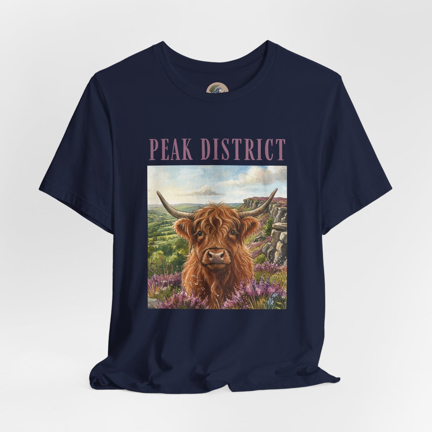 Peak District Highland Cow T‑Shirt