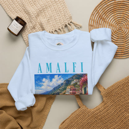 Amalfi Coast Scenic Crewneck Sweatshirt