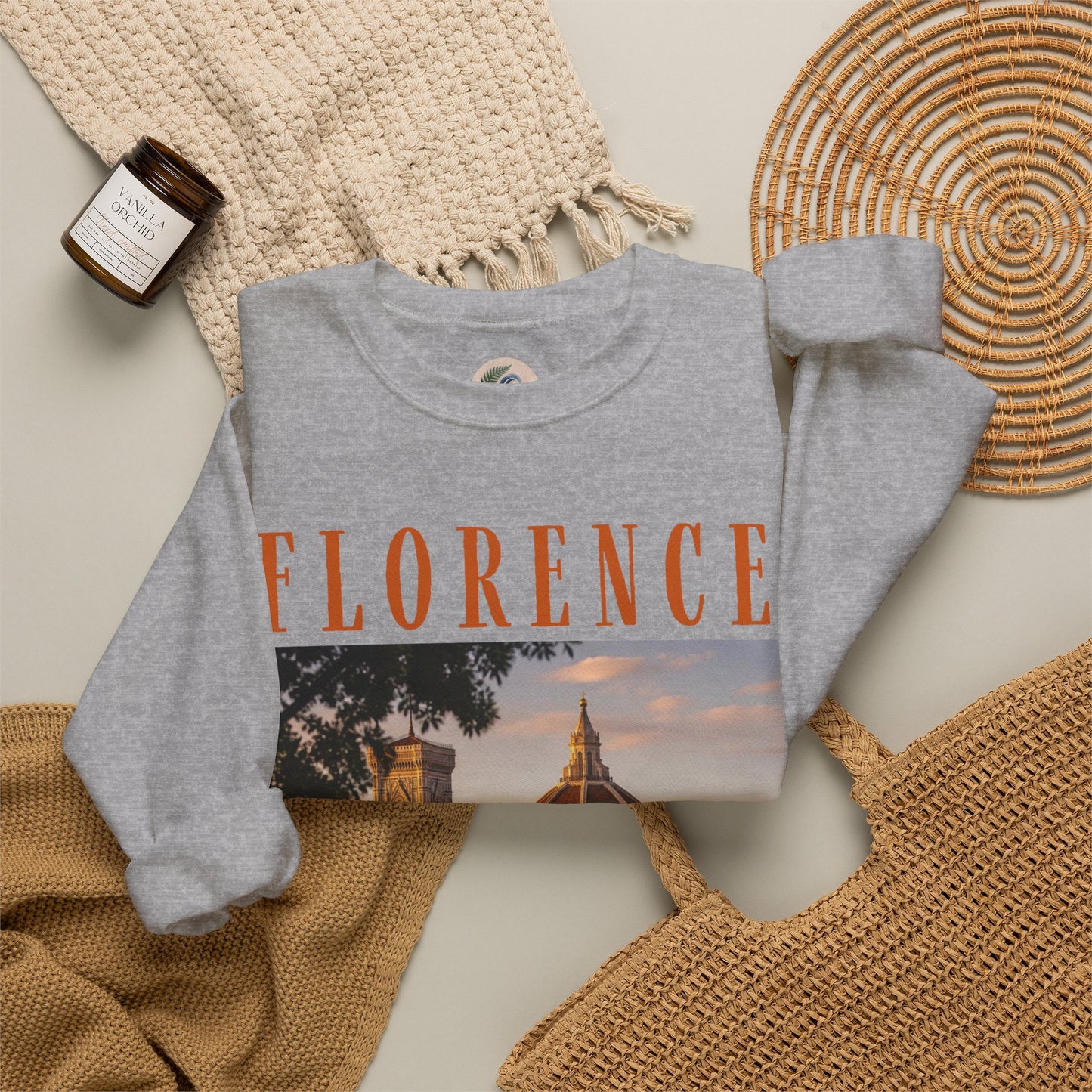 Florence Duomo Crewneck Sweatshirt – Vintage Travel Graphic
