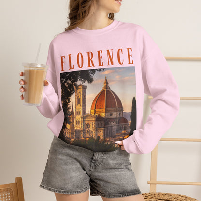 Florence Duomo Crewneck Sweatshirt – Vintage Travel Graphic