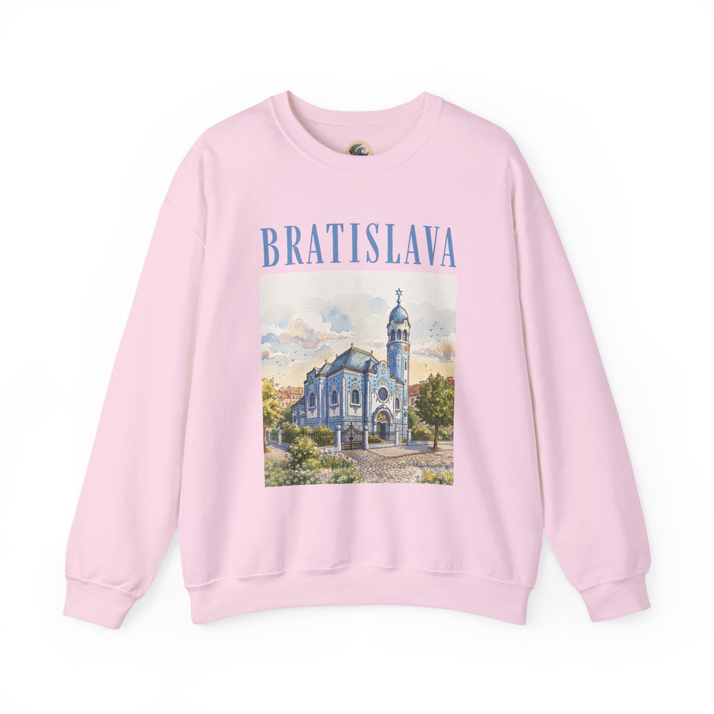 Bratislava Scenic Crewneck Sweatshirt – Vintage Cityscape Graphic