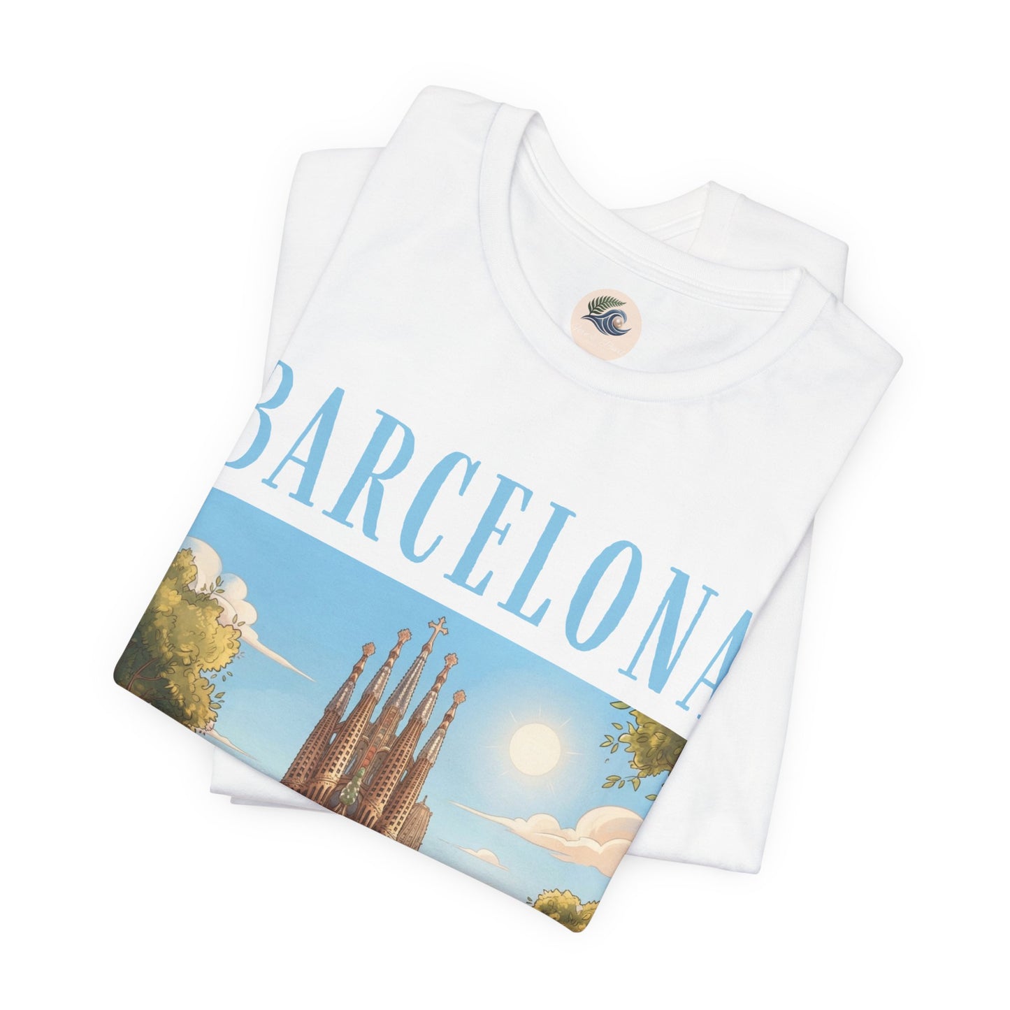 Barcelona Sagrada Família T-Shirt — Vintage Travel Graphic Tee