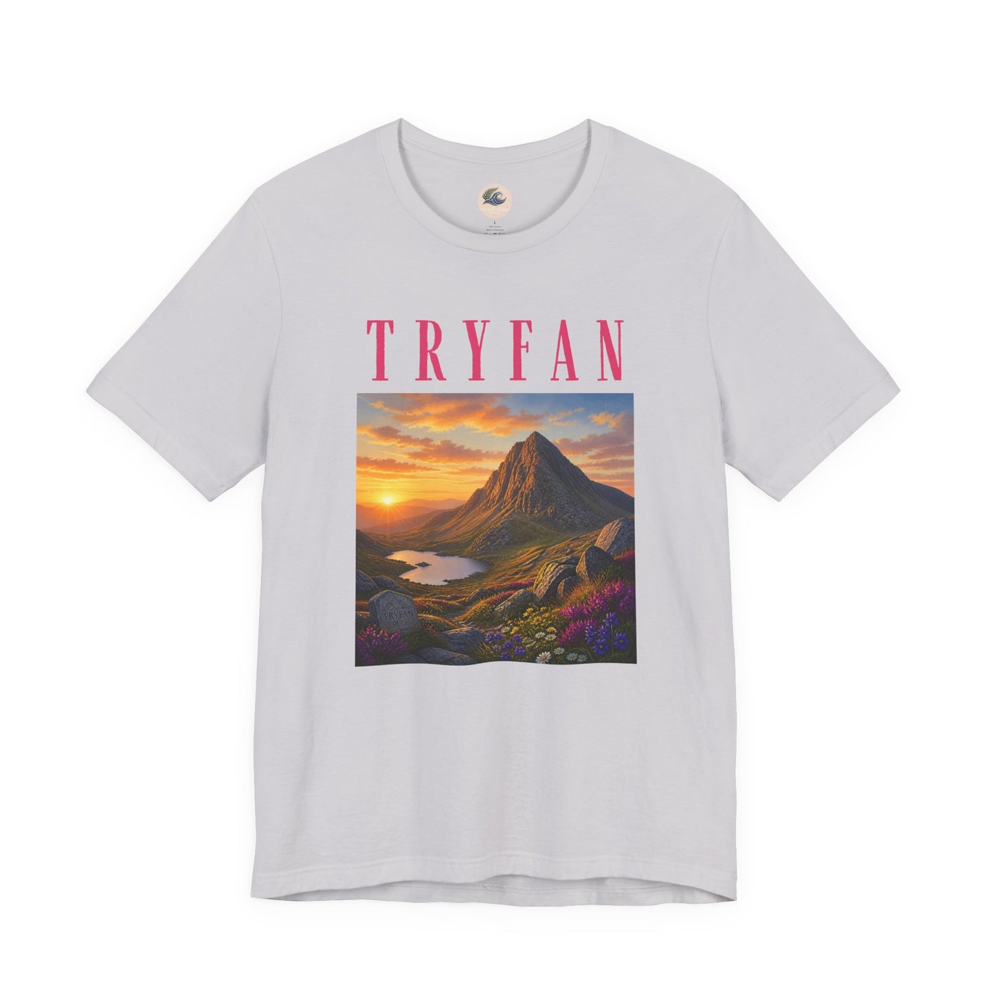 Tryfan Mountain Tee — Scenic Sunset Landscape T‑Shirt